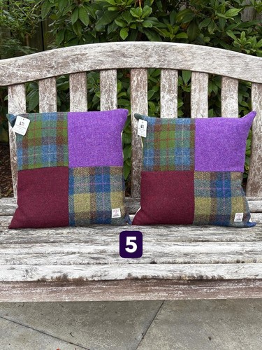 Harris tweed cushions made - harris,