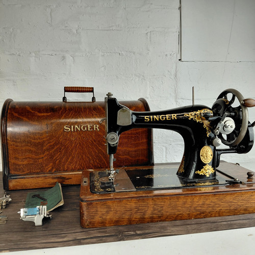 Antique singer sewing machine - antique,