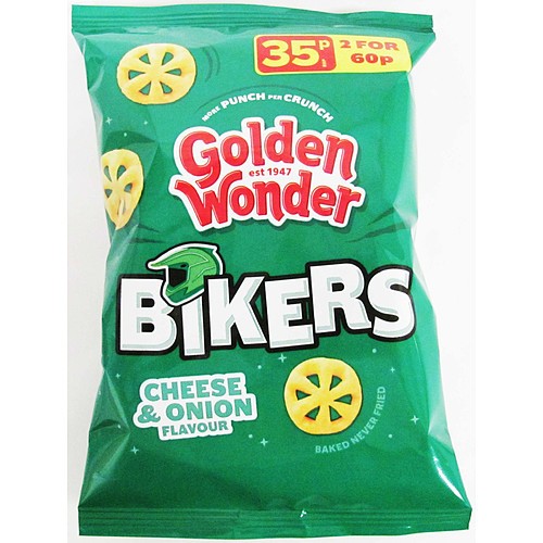 Golden wonder bikers - golden, cheese