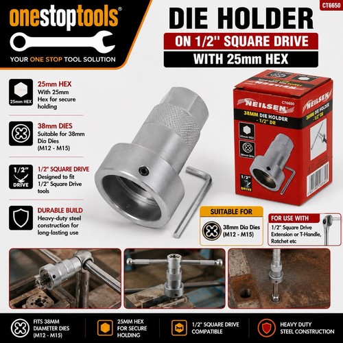 38mm die holder square - 38mm,