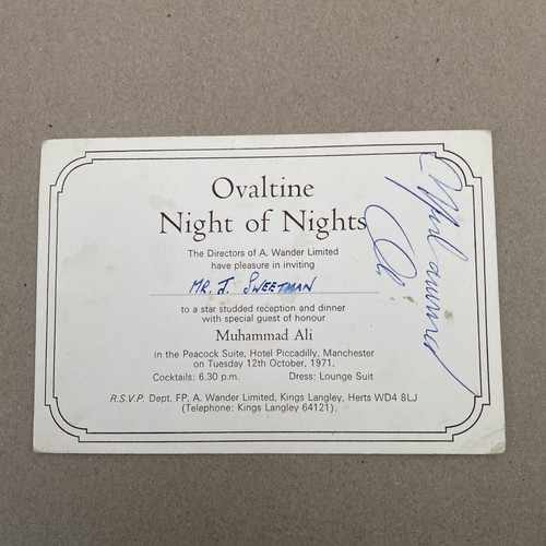 Muhammad ali signed - muhammad,