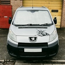 Thermal Blinds Insulating Silver Peugeot Expert Dispatch Scudo Proace 2006-2016