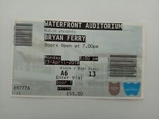 Bryan Ferry Waterfront Auditorium Belfast Gig Concert Used Ticket Stub 2018