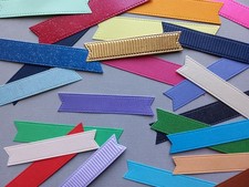 Banner die cuts x 60 - mixed card types/colours in 3 sizes - cards/scrapbooking