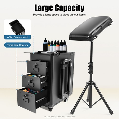 Rolling tattoo case - case, portable