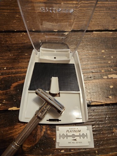 Vntg 1966 gillette slim k4 - gillette,