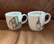 Brand New Royal Worcester- Wrendale Designs- Christmas Mug Set of 2🎄