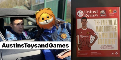 Cristiano ronaldo signed man - signed,