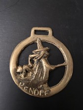 Pendle Horse Brass Witch on