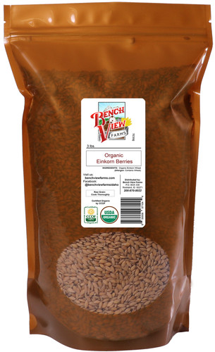 Organic einkorn wheat berries - organic,