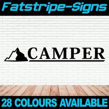 CAMPER NAME TEXT STICKERS