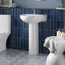 Bathroom 550mm Wash Basin &