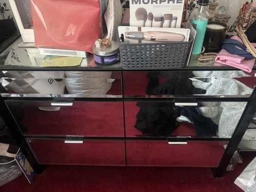 Mirrored glass chest - mirrored, of