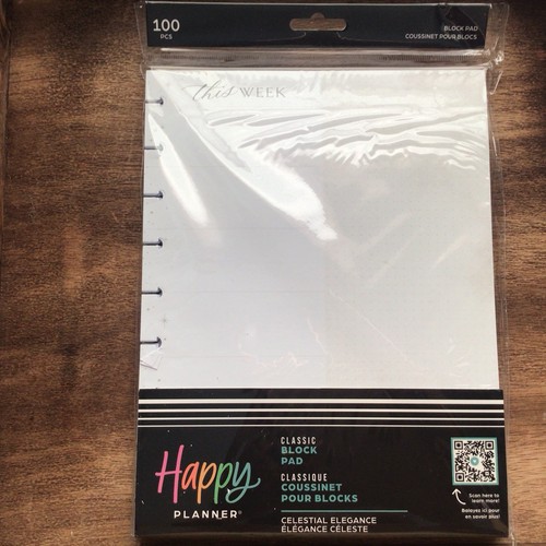 The happy planner block pad - block,