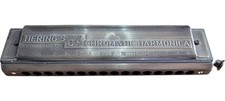 Hering 64 Chromatic Harmonica Professional Brass Made in Brazil