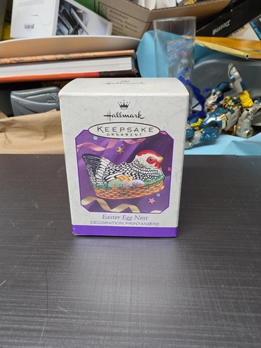 Easter egg nest pressed tin - easter,