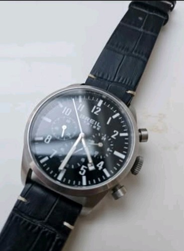 Breil tribe black leather