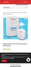 Solar Immersion Heater Controller Optimise PV