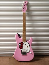 Squier by Fender Hello Kitty Stratocaster 2024 Limited Edition | Pink | Gig Bag
