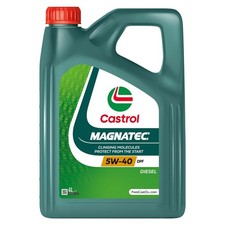 Engine Oil 4L for VAUXHALL VIVARO X83 2.0D 2.5D 4 Litres Castrol 5W40 SN/CF C3