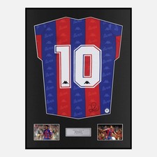 Framed Romario Signed