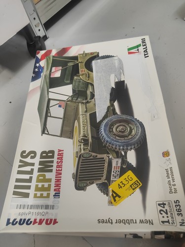 Italieri willys jeep 80th - mb,