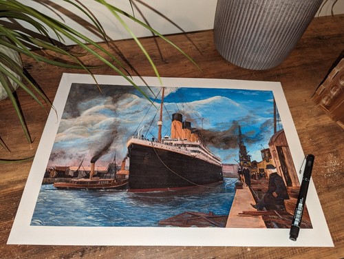 Titanic painting at - titanic,