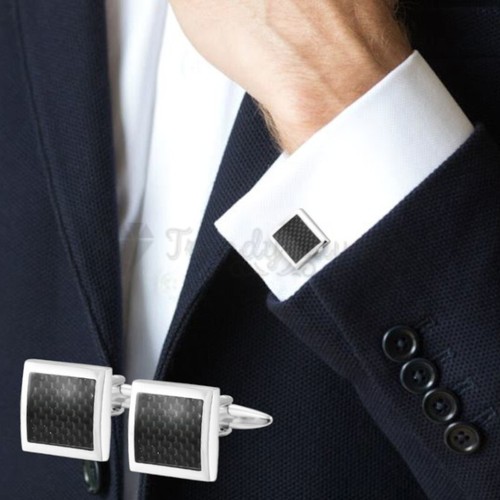 Silver plated black - black, patterned