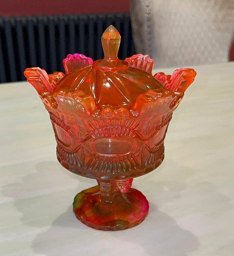 Orange carnival resin - orange,