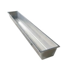 Feeding Trough Large Capacity Stainless Steel Waterer for Cow Alpacas Goats