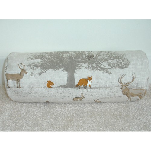 Stag bolster cushion cover - stag,