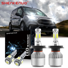 FOR Ford Transit Connect 100w Super White Xenon High/Low/Side Headlight Bulbs