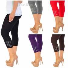 Ladies Plus Size 3/4 Stretch