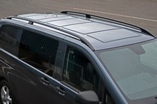 Black Roof Rack Bars Side