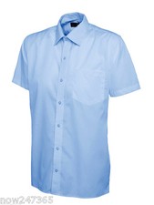 Mens Plain Short Sleeve Shirt