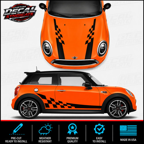 Custom decal fits cooper side - decal,