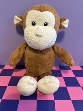 Kinder Chimpanzee Soft Toy 10” Brown Monkey Chimp Plush VGC Rare