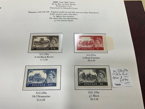 Stamps 1936 1970 wmk phos - 1936-,