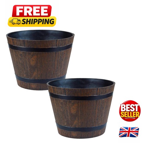 Homestead brown half barrel - brown,