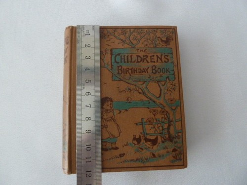 Antique birthday book - antique,