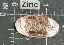 Disneyland Cars Land Luigi Guido Elongated Pressed Smashed Souvenir Penny Coin