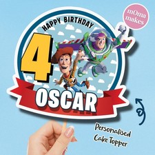 Toy story cake topper -