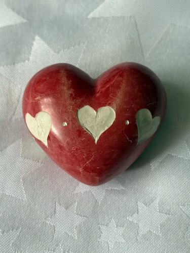 Soapstone love heart hand - heart,