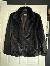 Women's Faux Fur Jacket Size L