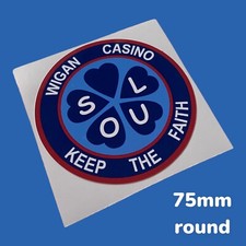 Wigan Casino All Nighter Owl Keep The Faith Northern Soul Music Vinyl Sticker