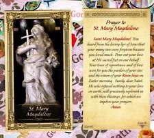 Saint Mary Magdalene with Prayer to St. Mary Magdalene - Paperstock Holy Card