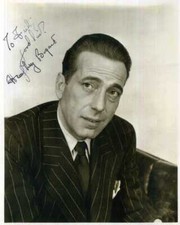 HUMPHREY BOGART Signed