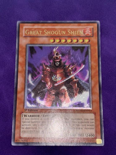 Yugioh card great shogun - yugioh,