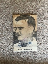 Paul Winslow - South Africa - Excellent Signed Picture