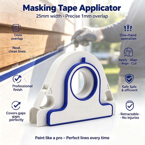 Masking paint tape applicator - paint,